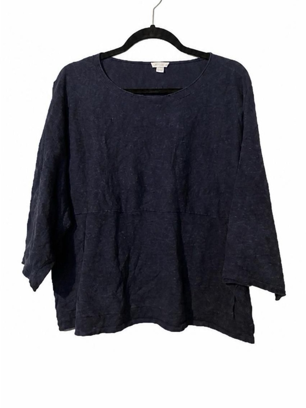 J. Jill Pure Jill - Navy Round Neck Kimono Top